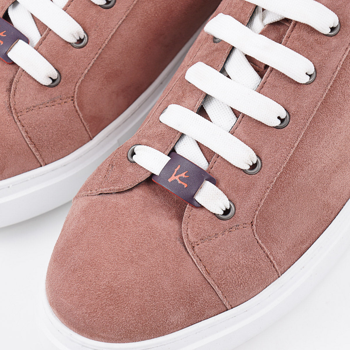 Isaia Soft Suede Low-Top Sneaker