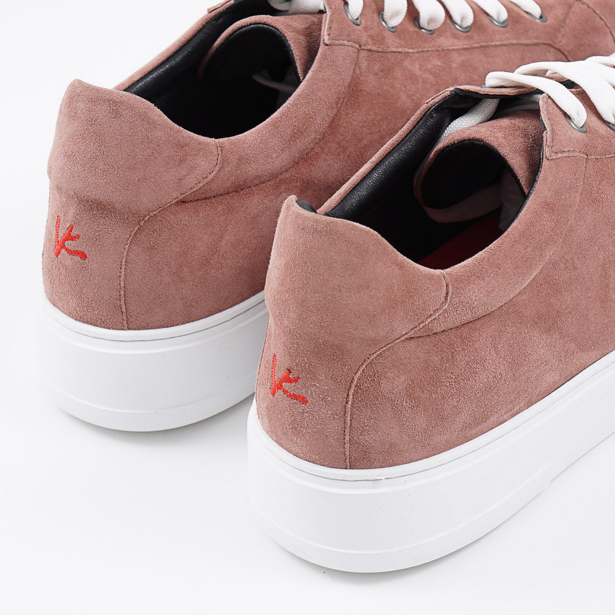 Isaia Soft Suede Low-Top Sneaker