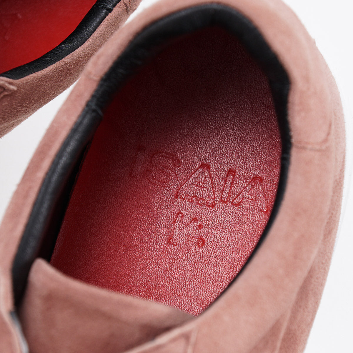 Isaia Soft Suede Low-Top Sneaker