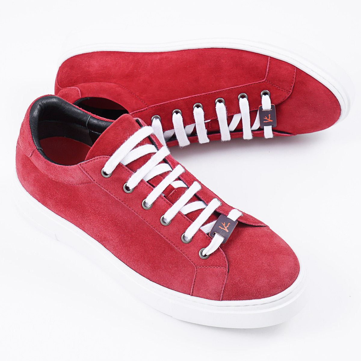 Isaia Soft Suede Low-Top Sneaker