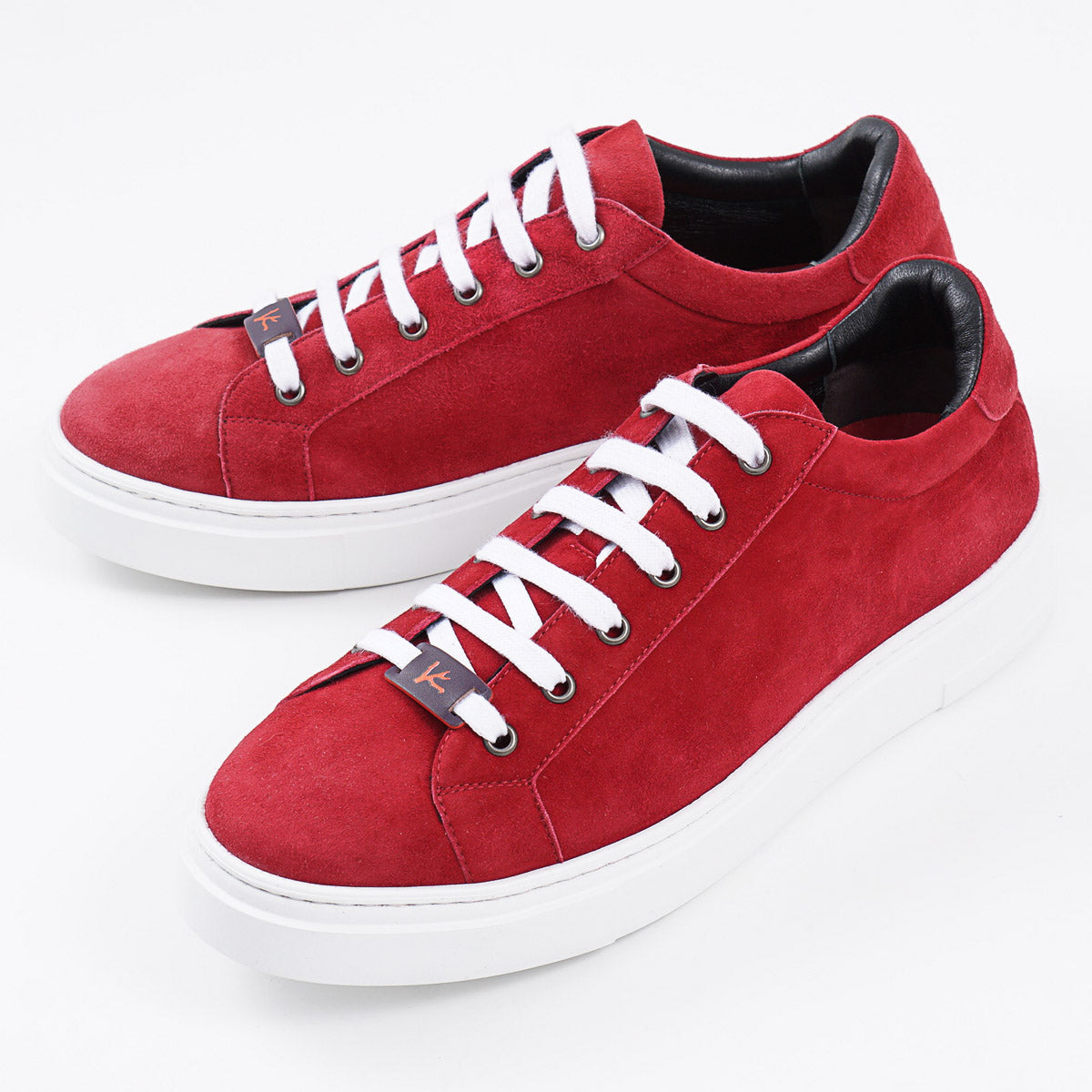 Isaia Soft Suede Low-Top Sneaker