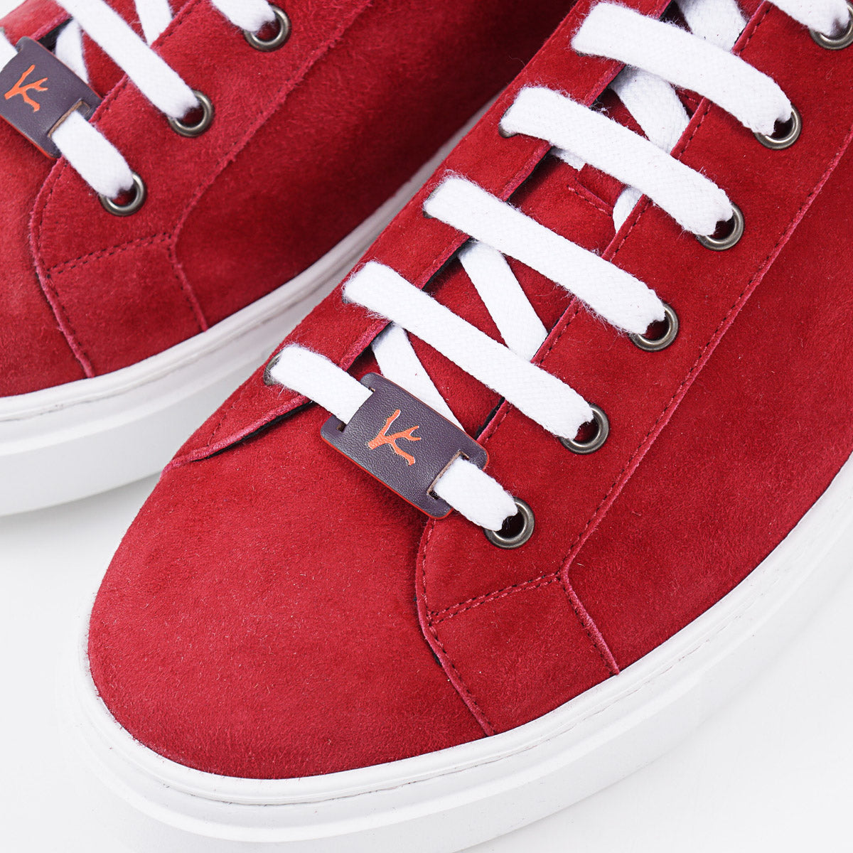 Isaia Soft Suede Low-Top Sneaker