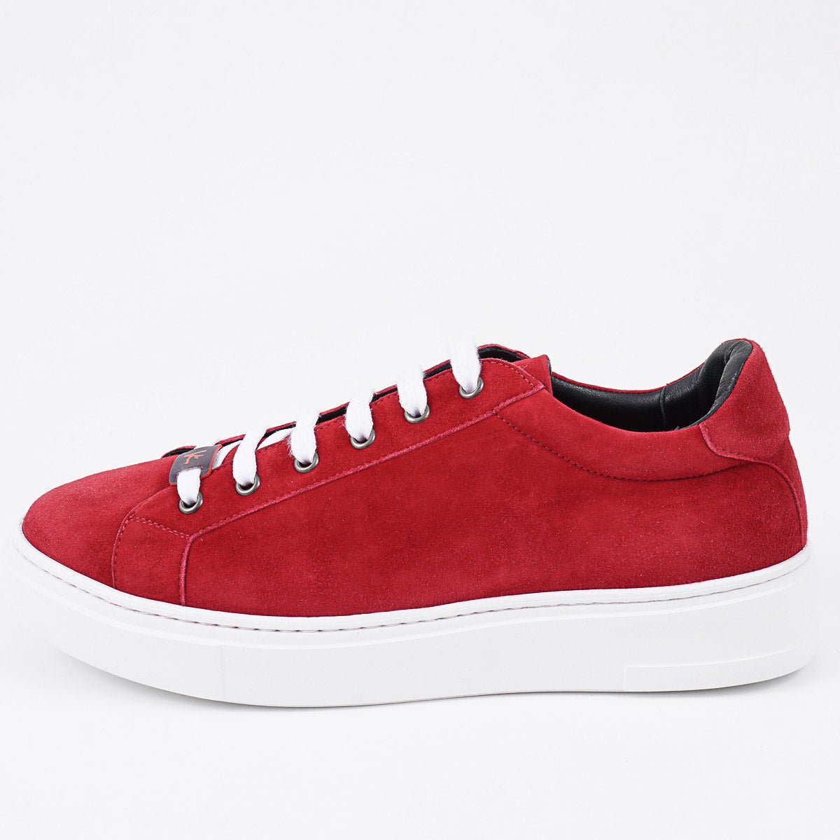 Isaia Soft Suede Low-Top Sneaker