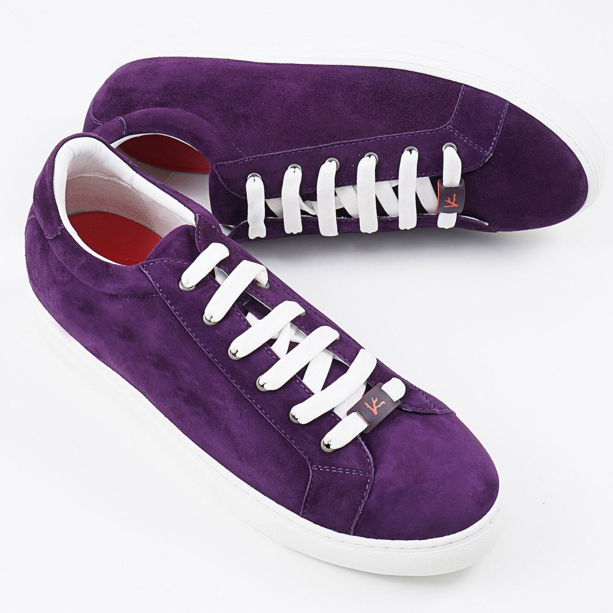 Isaia Soft Suede Low-Top Sneaker
