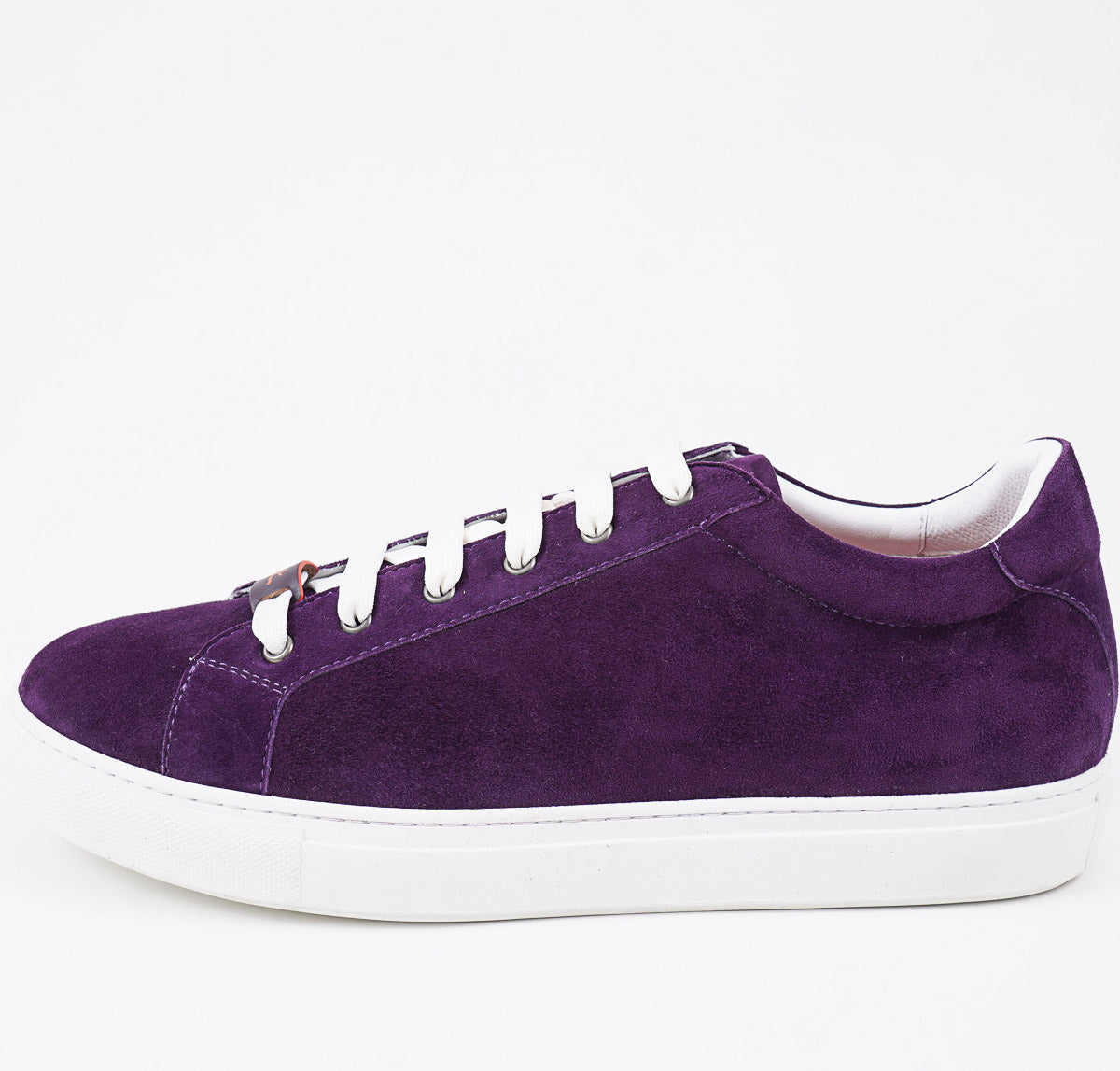 Isaia Soft Suede Low-Top Sneaker