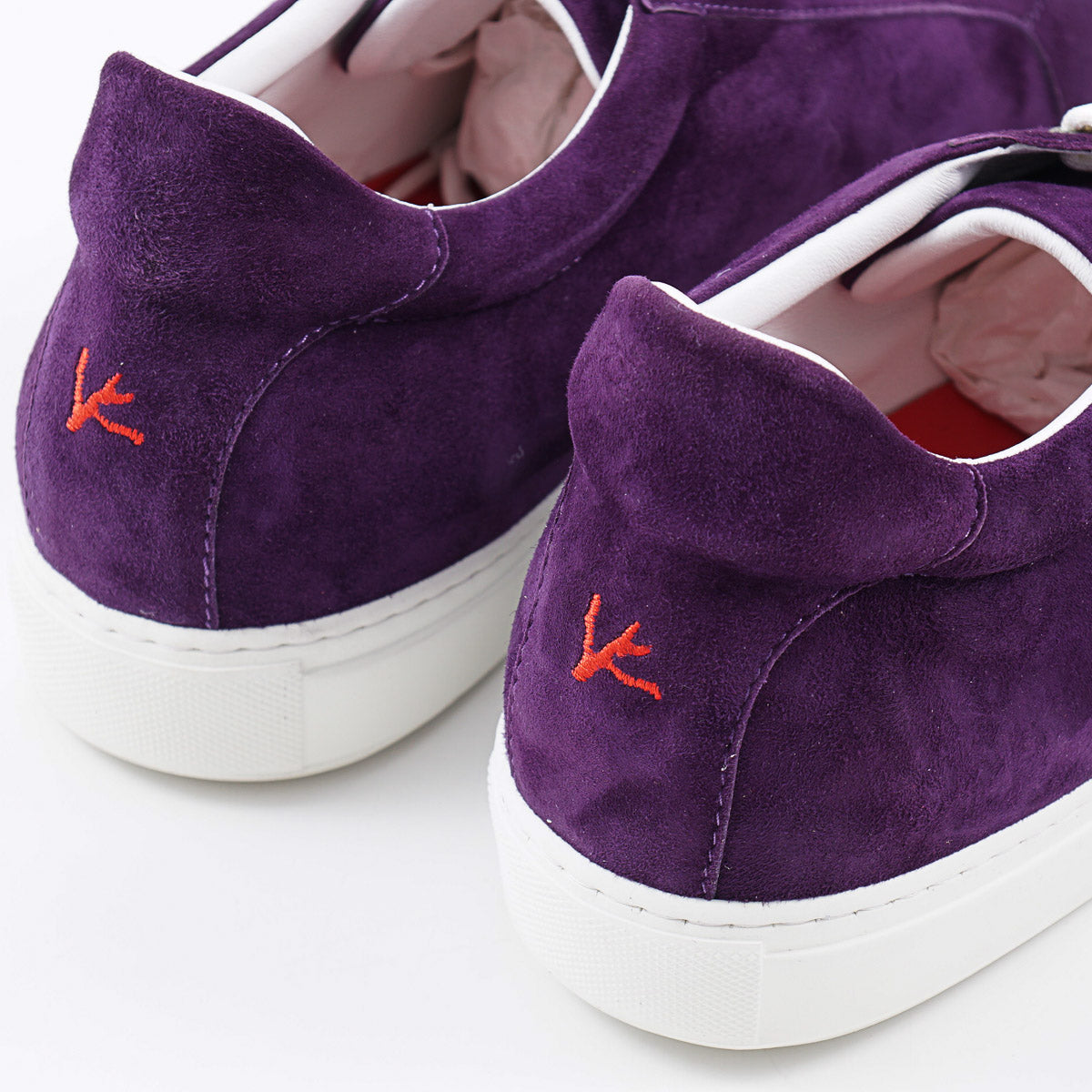 Isaia Soft Suede Low-Top Sneaker