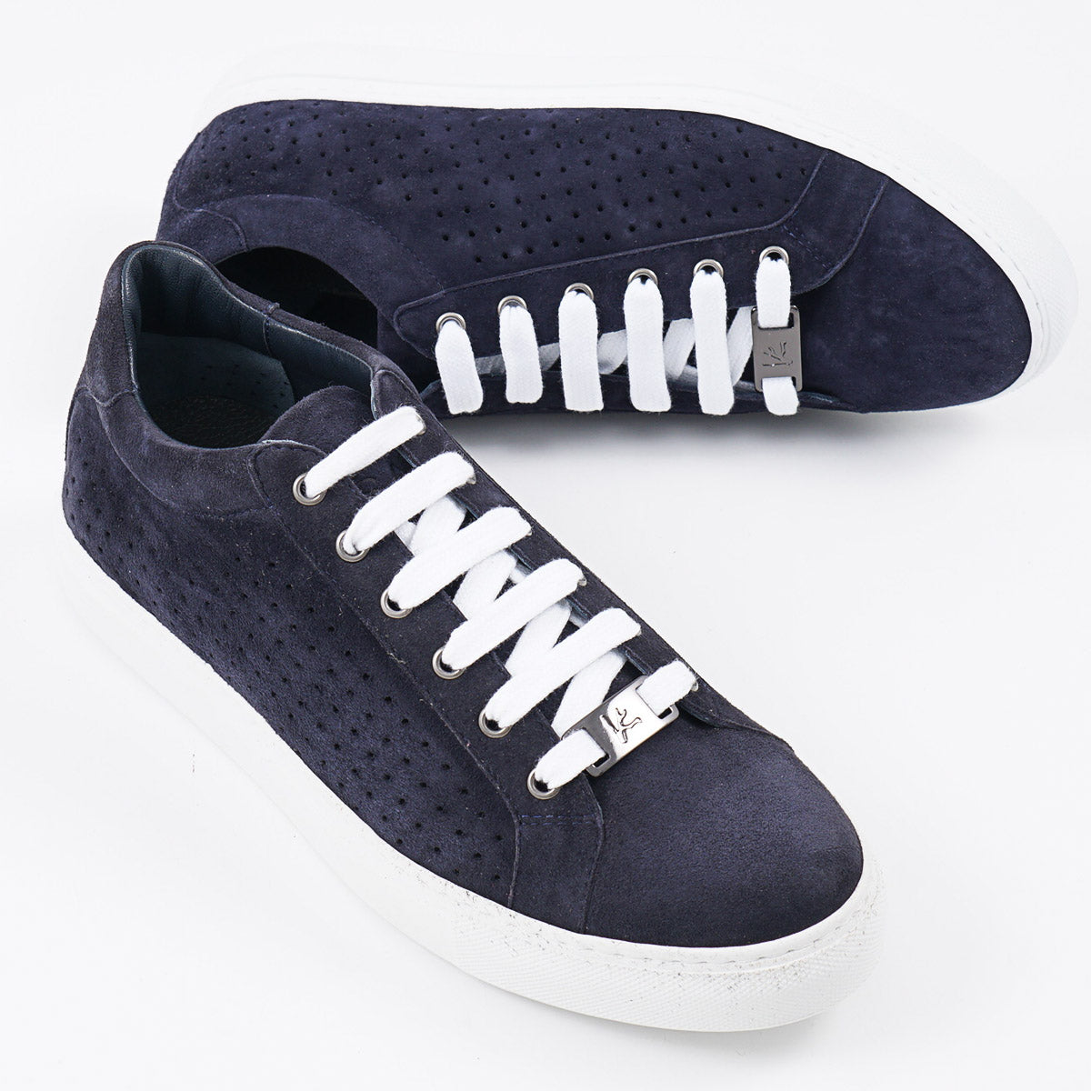 Isaia Soft Suede Low-Top Sneaker
