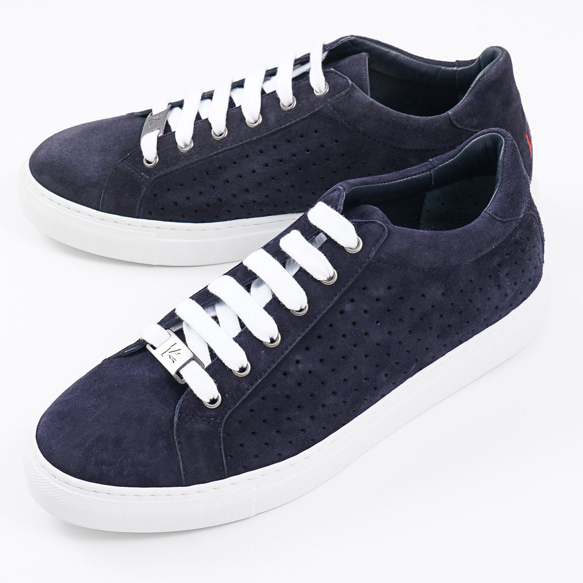 Isaia Soft Suede Low-Top Sneaker