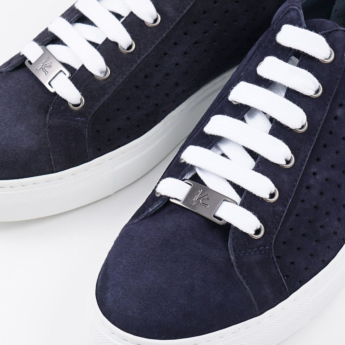 Isaia Soft Suede Low-Top Sneaker