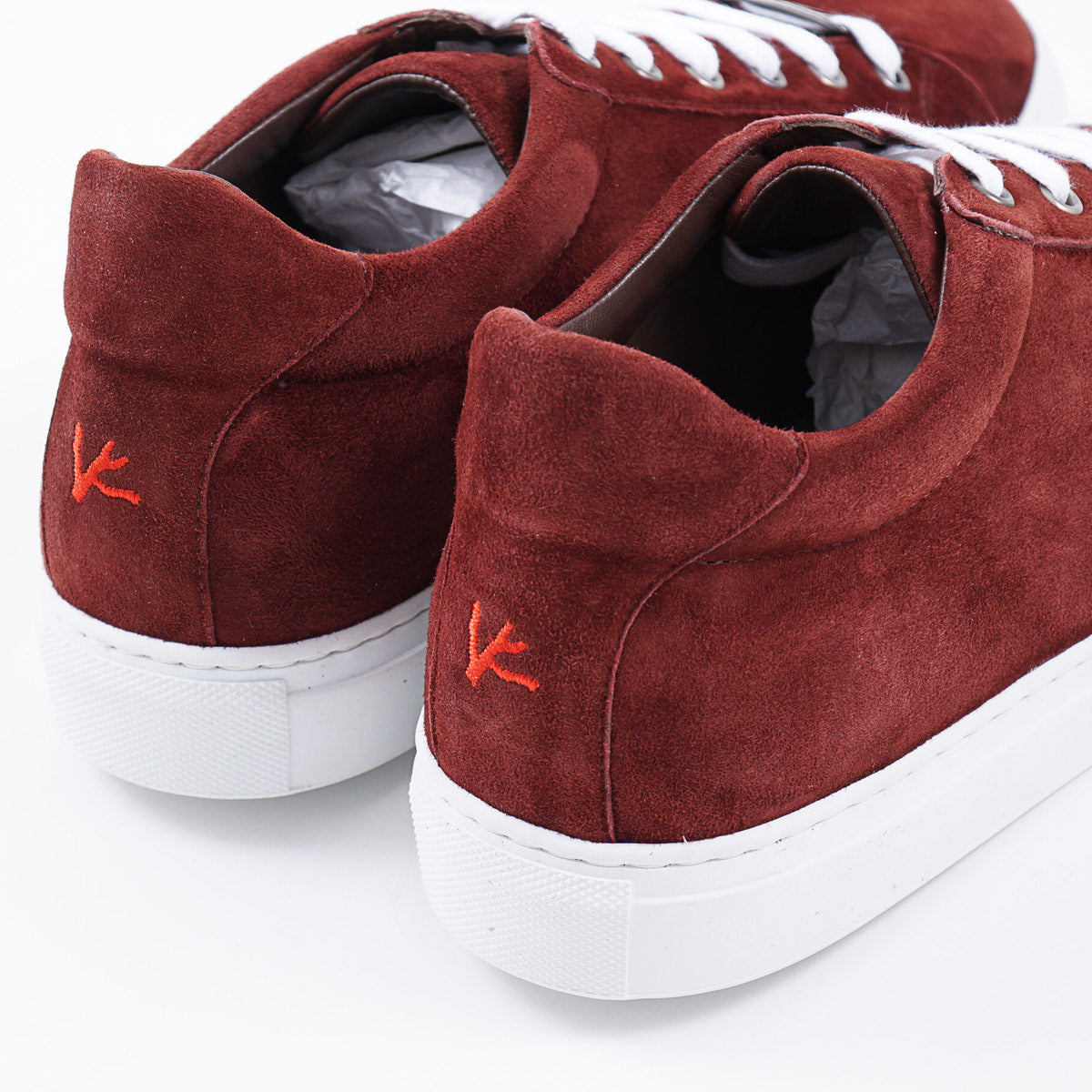 Isaia Soft Suede Low-Top Sneaker