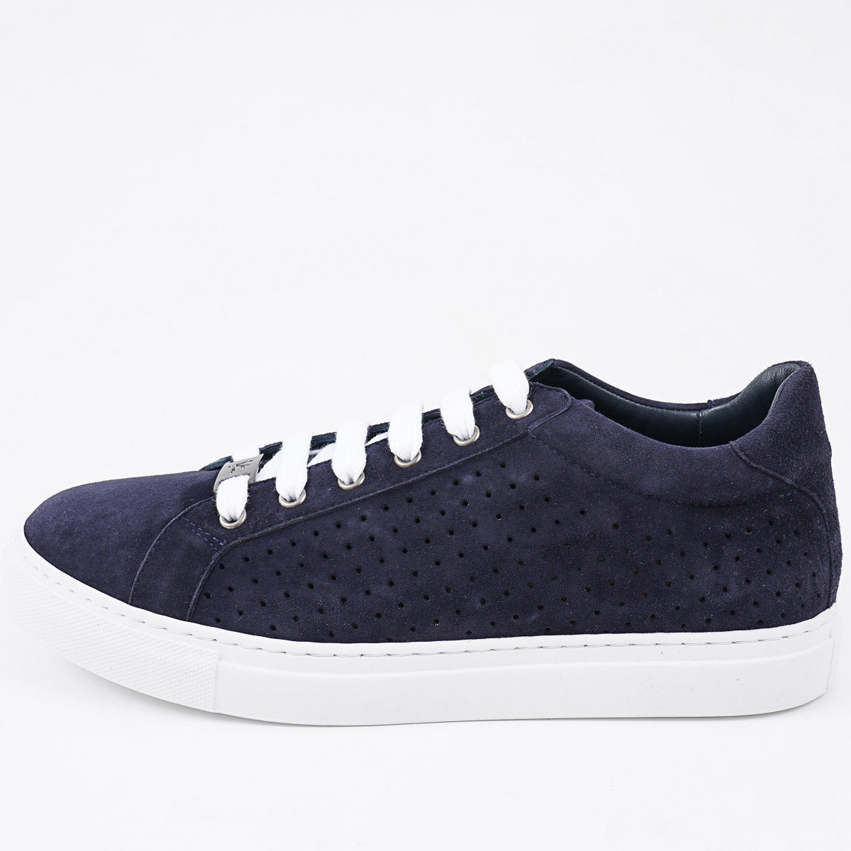 Isaia Soft Suede Low-Top Sneaker
