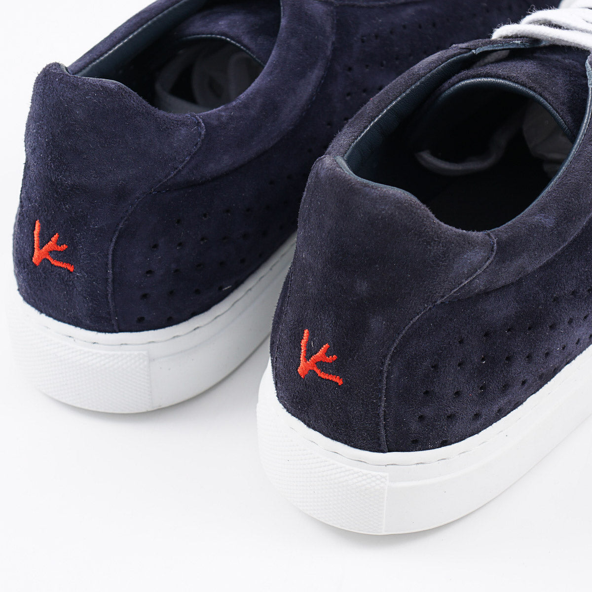 Isaia Soft Suede Low-Top Sneaker