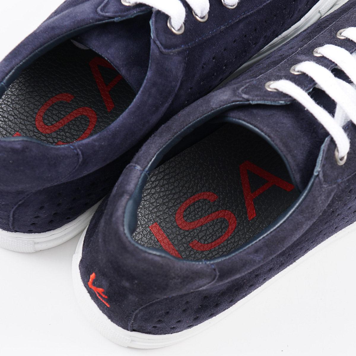 Isaia Soft Suede Low-Top Sneaker