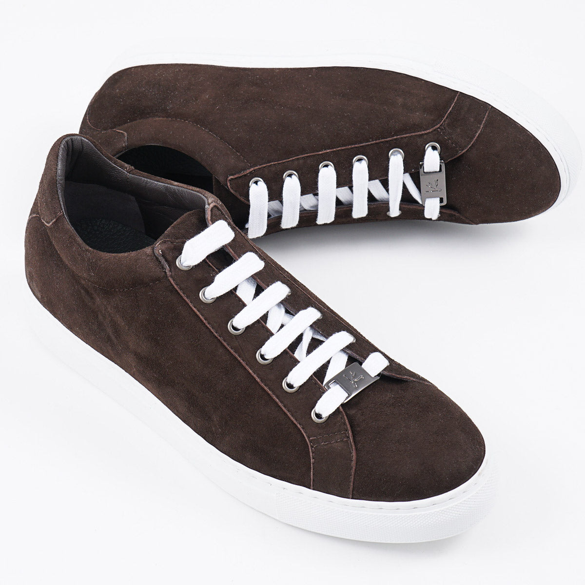 Isaia Soft Suede Low-Top Sneaker