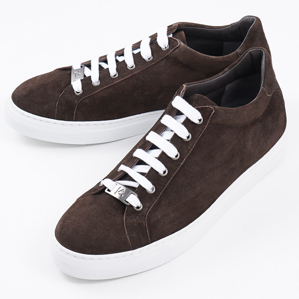 Isaia Soft Suede Low-Top Sneaker