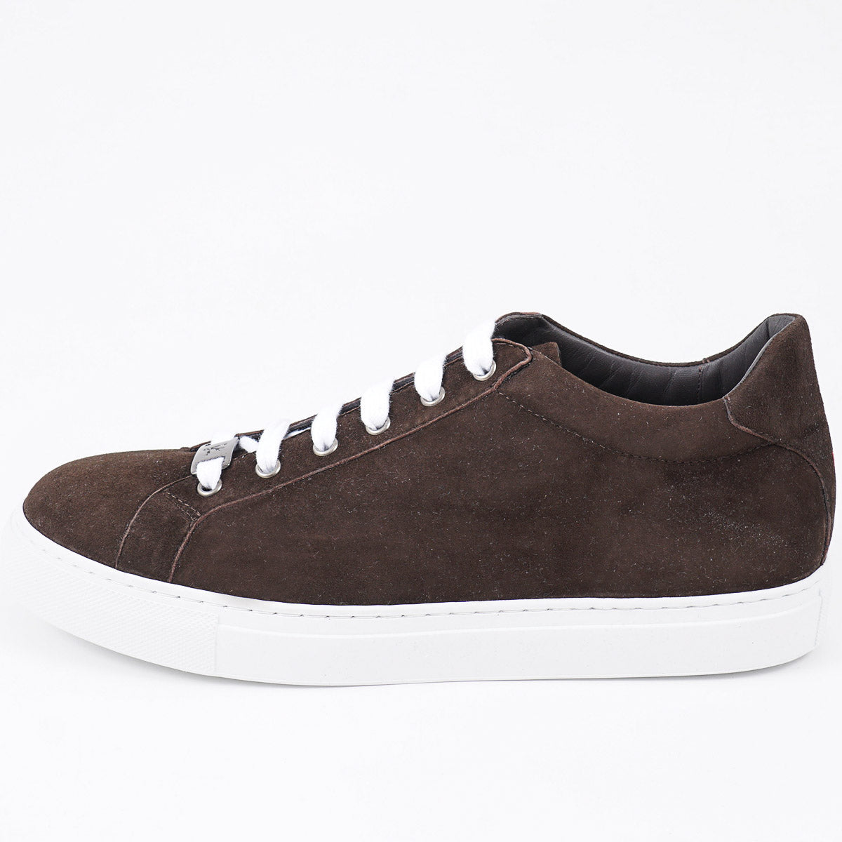 Isaia Soft Suede Low-Top Sneaker