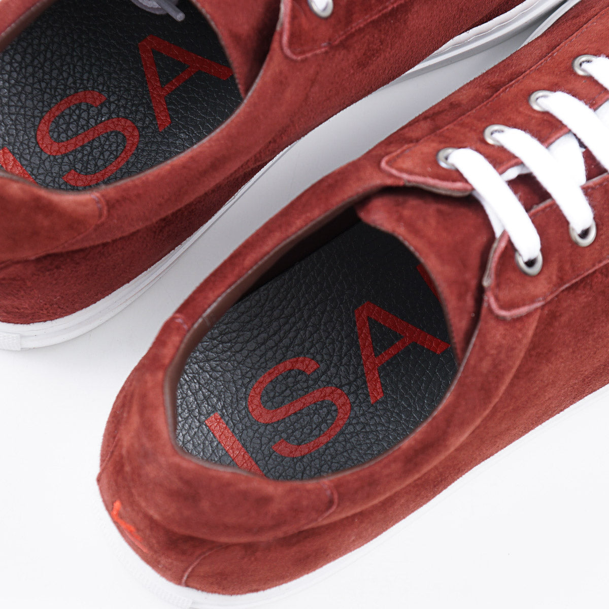 Isaia Soft Suede Low-Top Sneaker