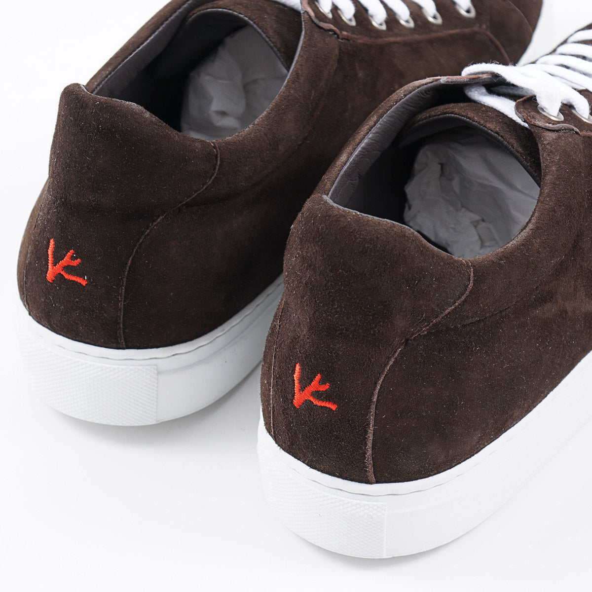 Isaia Soft Suede Low-Top Sneaker