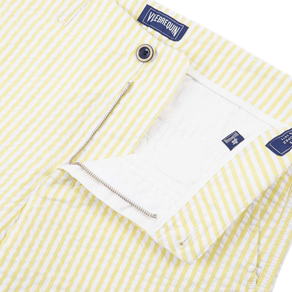Vilebrequin Seersucker Cotton Bermuda Shorts