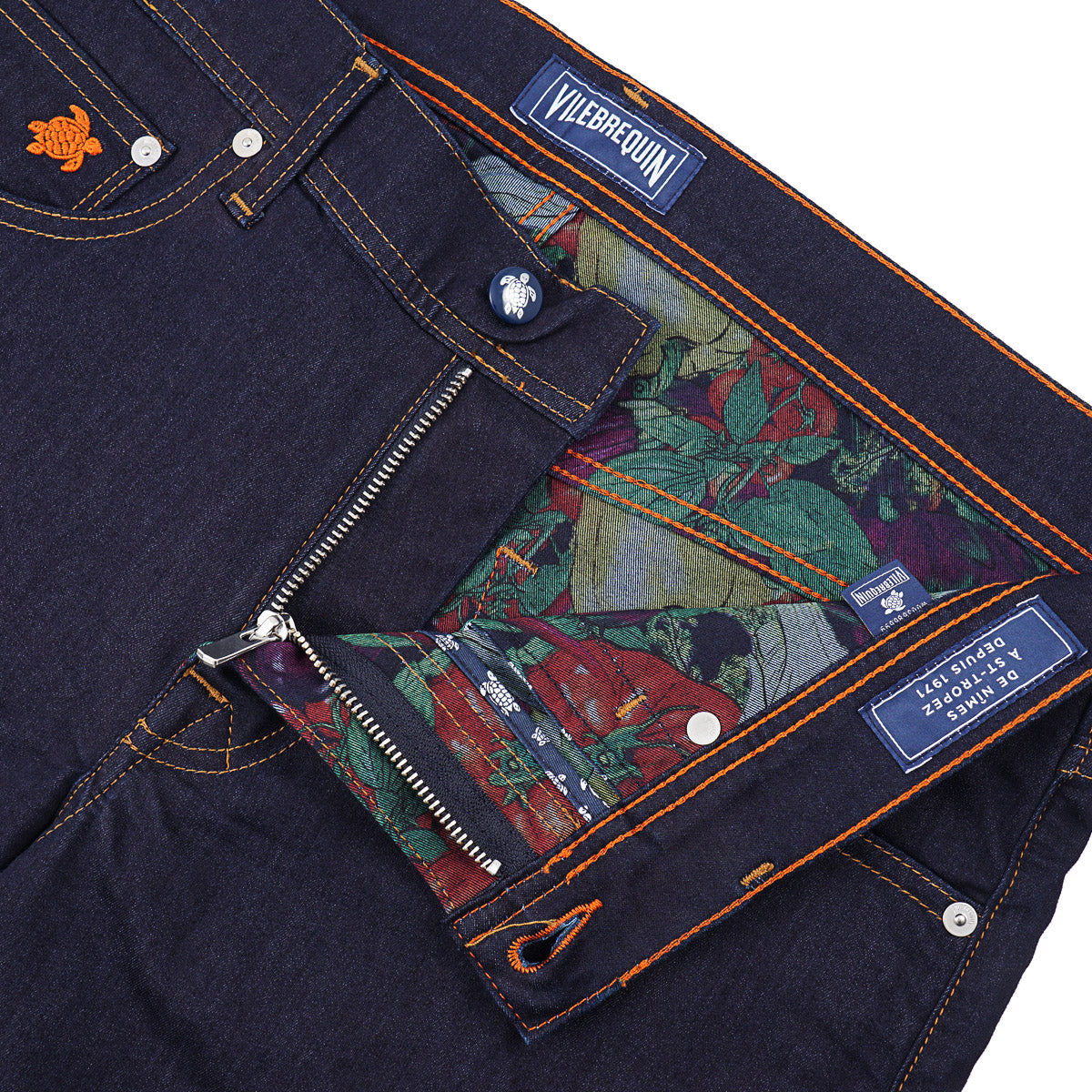 Vilebrequin Chambray Denim Bermuda Shorts