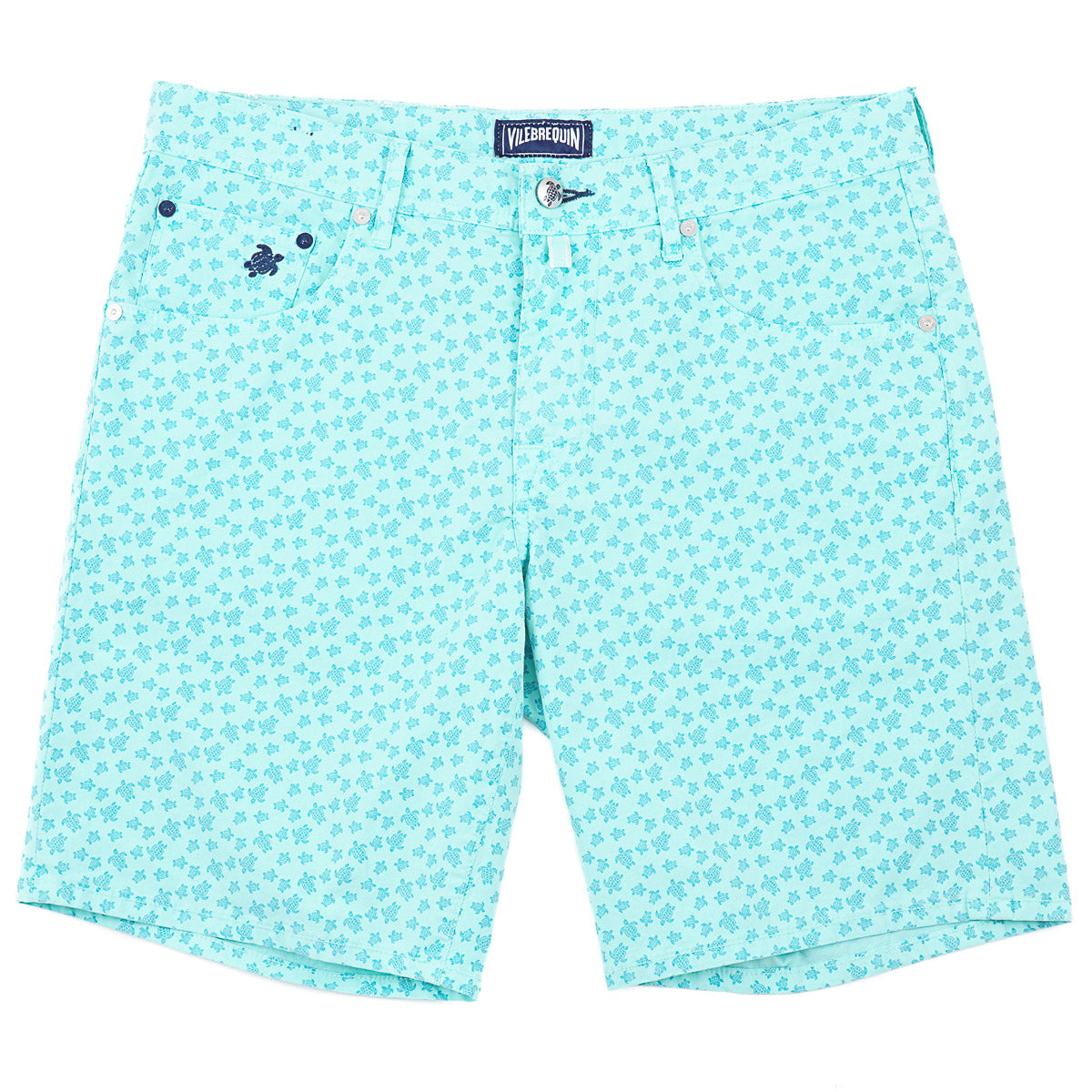 Vilebrequin Printed Cotton 5-Pocket Shorts