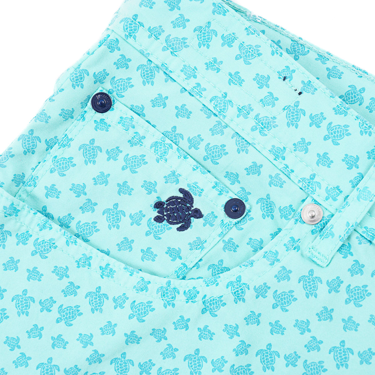 Vilebrequin Printed Cotton 5-Pocket Shorts