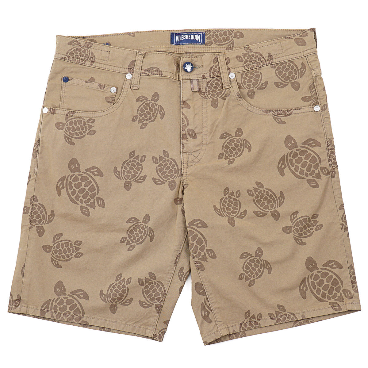 Vilebrequin Printed Cotton 5-Pocket Shorts