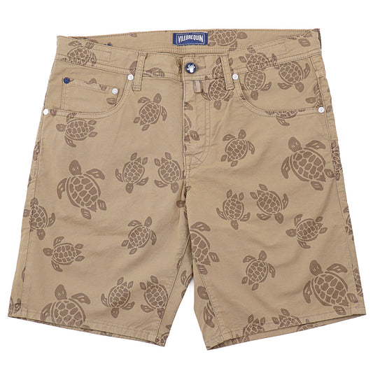 Vilebrequin Printed Cotton 5-Pocket Shorts