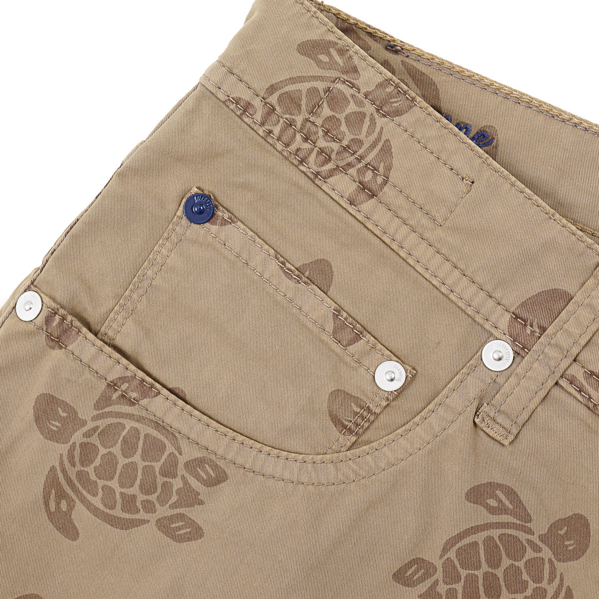 Vilebrequin Printed Cotton 5-Pocket Shorts