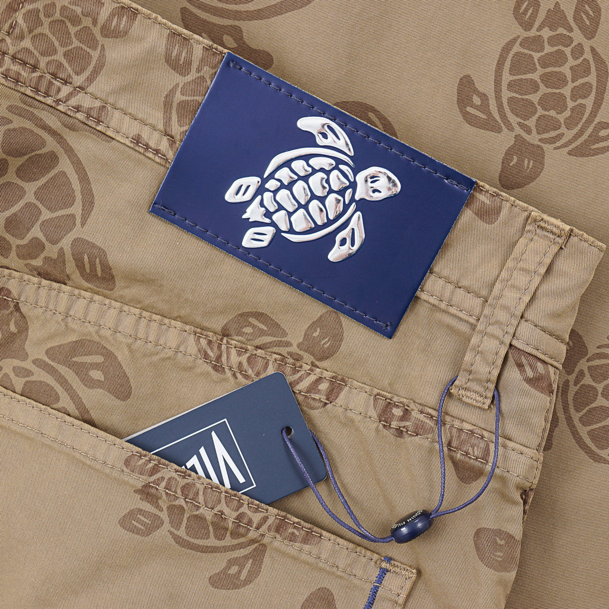 Vilebrequin Printed Cotton 5-Pocket Shorts