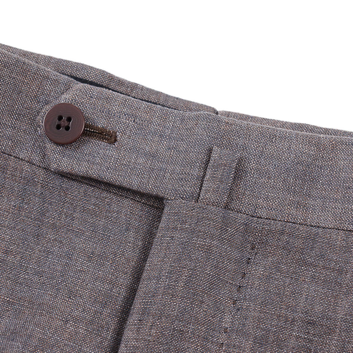 Isaia 'Sanita' Délavé Linen Trousers