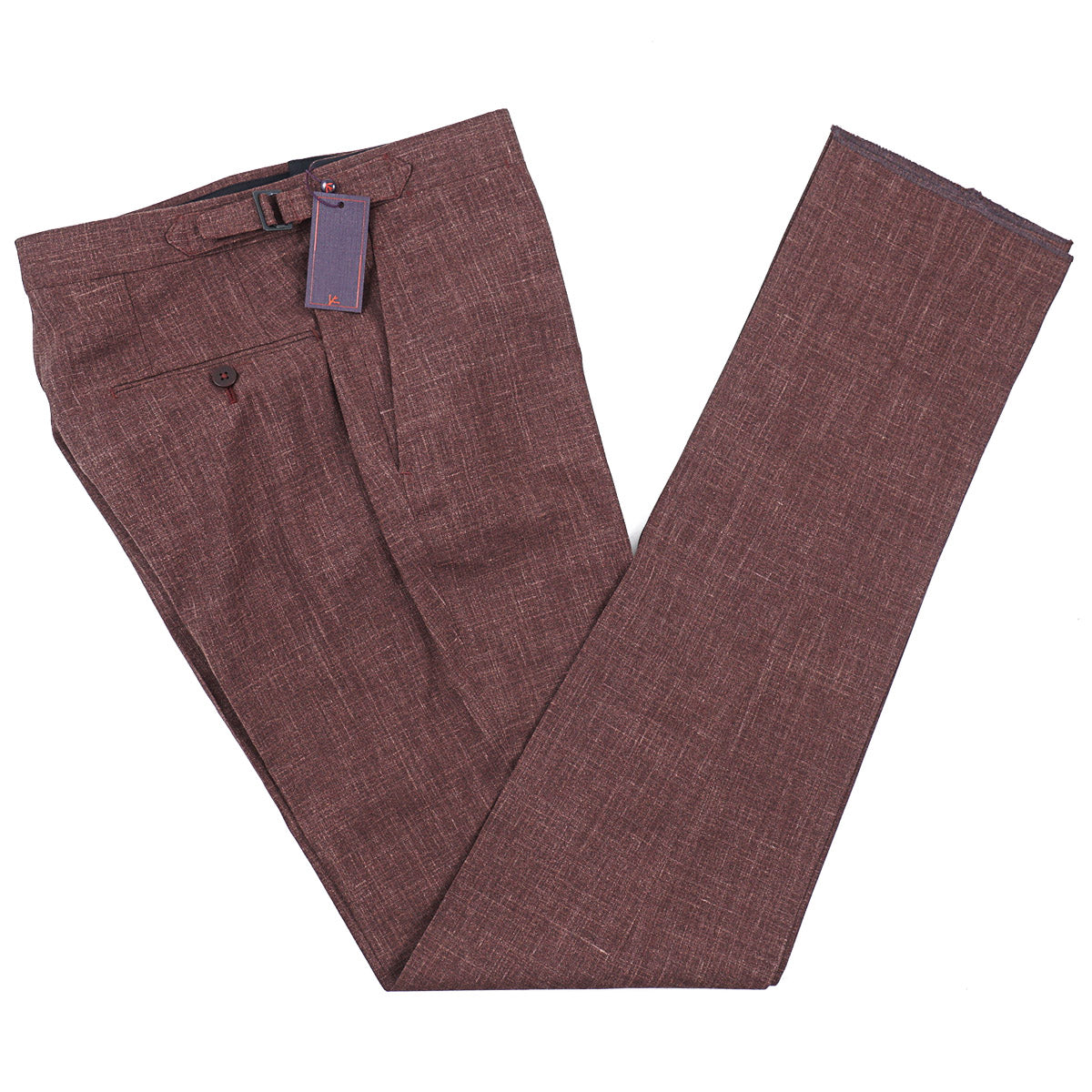Isaia 'Sanita' Wool-Silk-Linen Pants