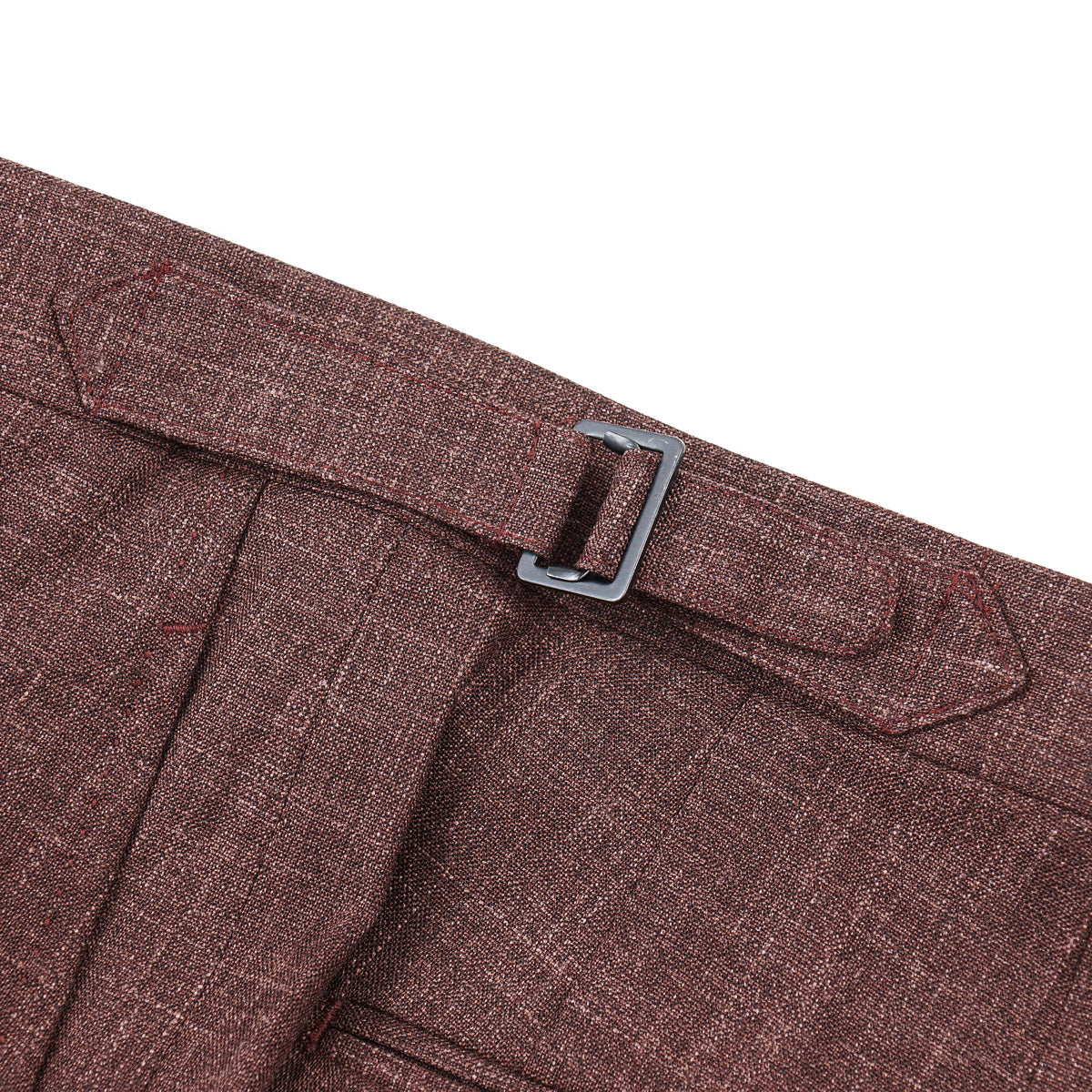 Isaia 'Sanita' Wool-Silk-Linen Pants