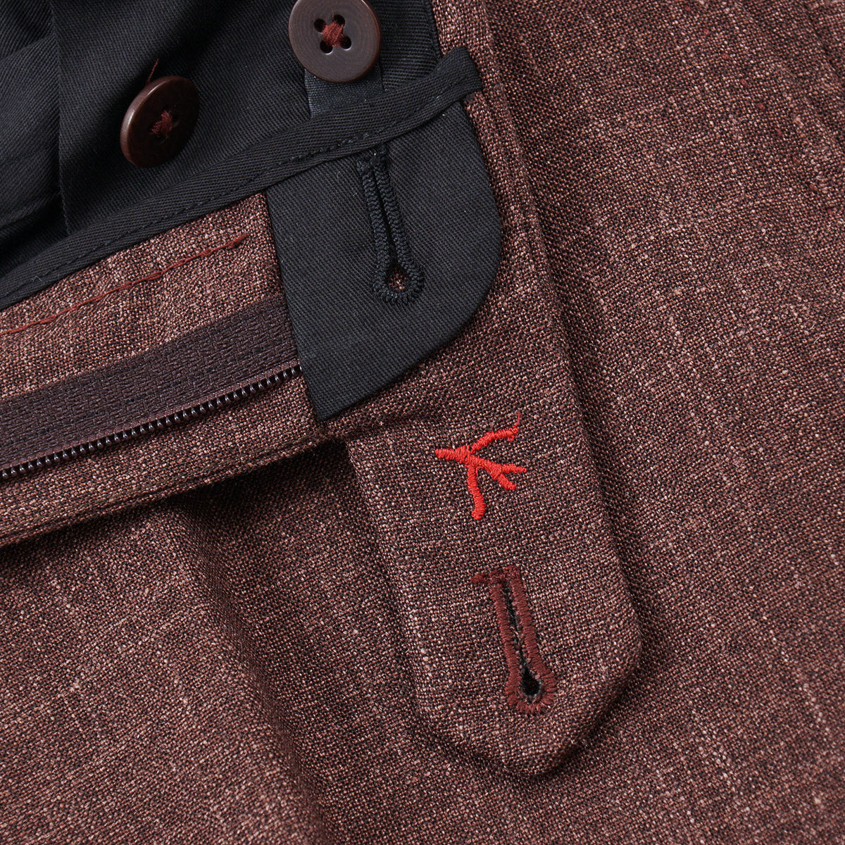 Isaia 'Sanita' Wool-Silk-Linen Pants