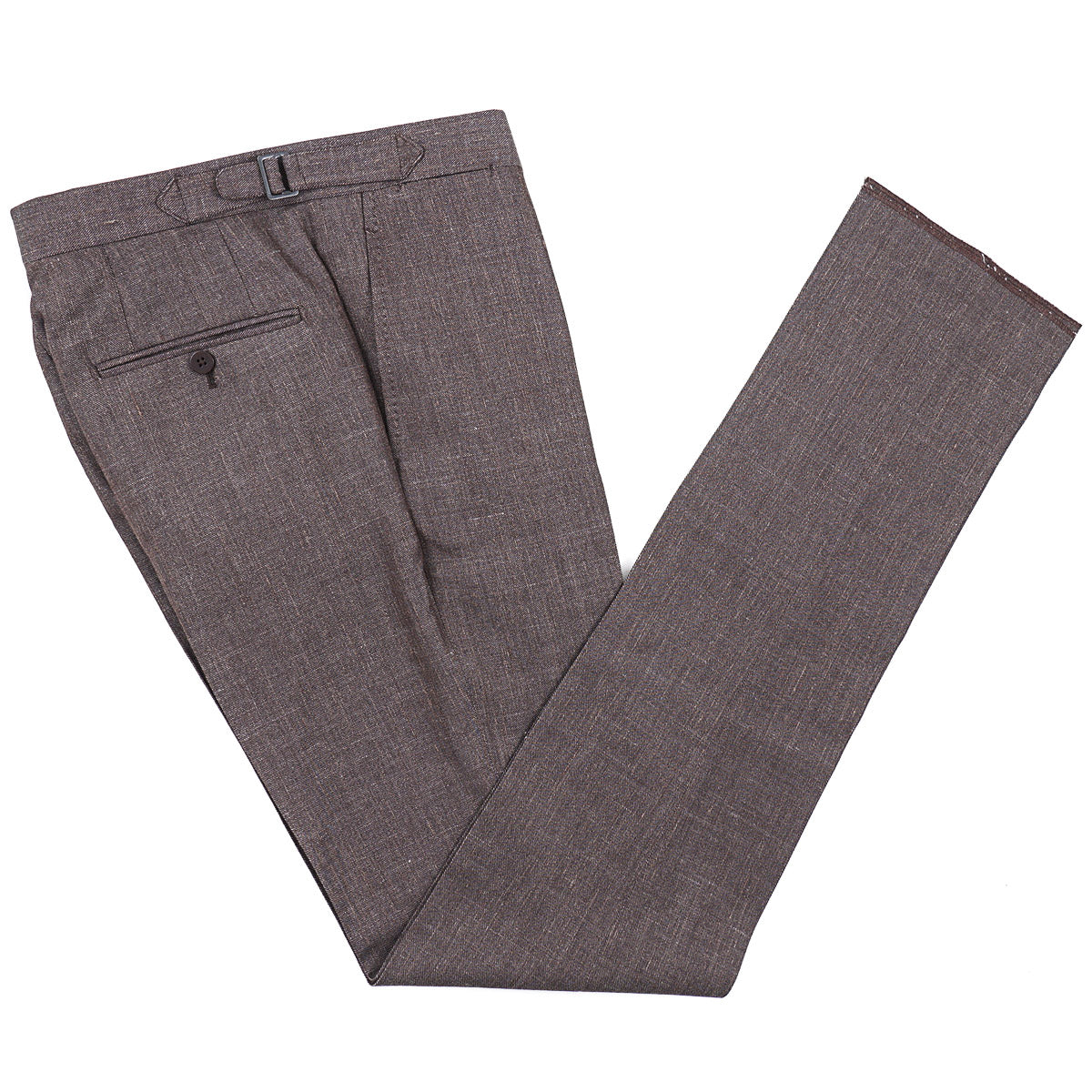 Isaia 'Sanita' Wool-Silk-Linen Pants