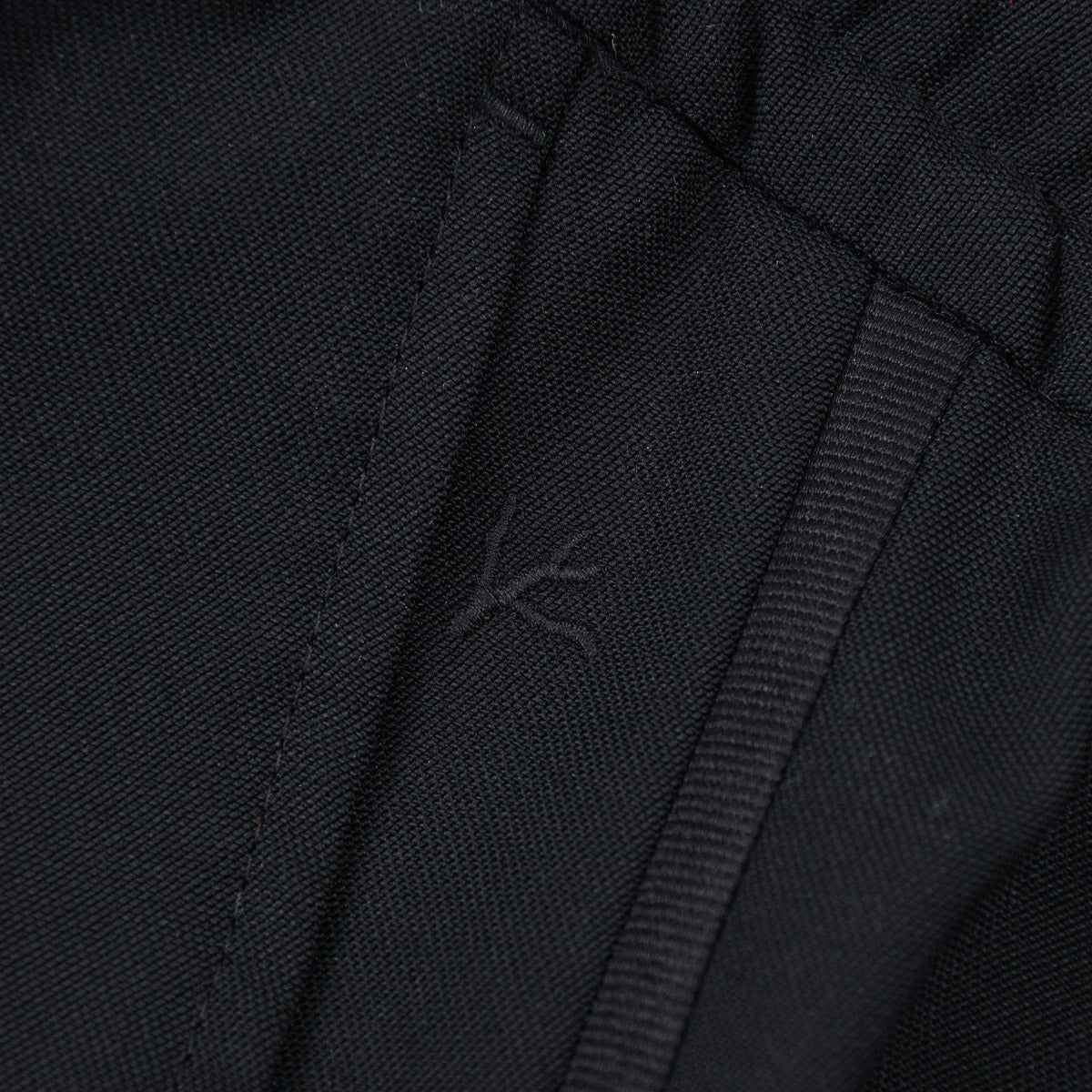 Isaia Wool-Mohair Drawstring Waist Pants