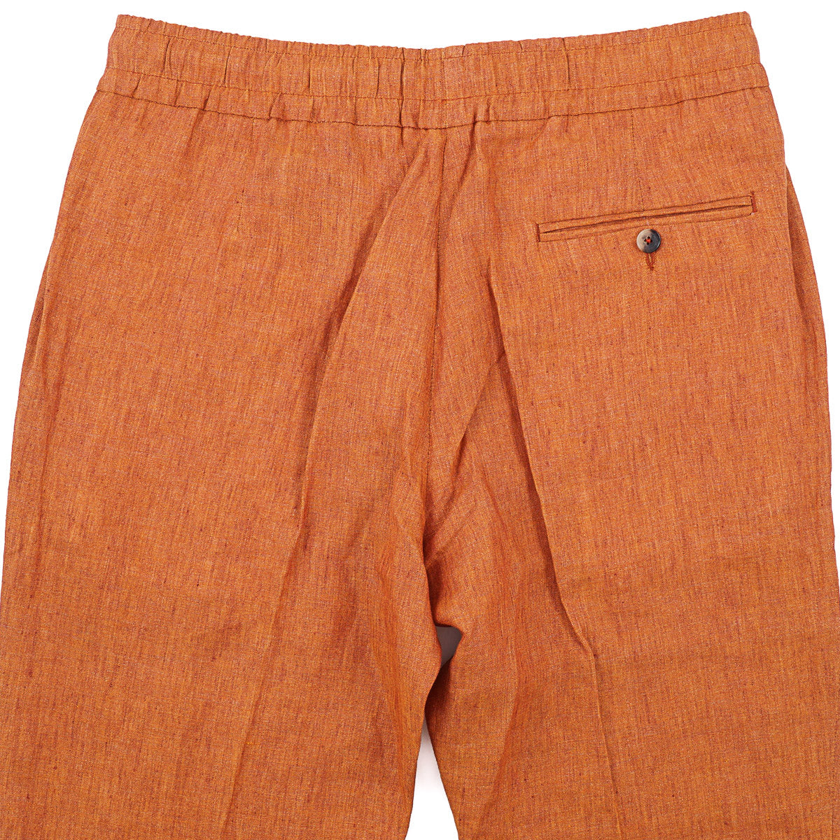 Isaia Lightweight Linen Drawstring Pants