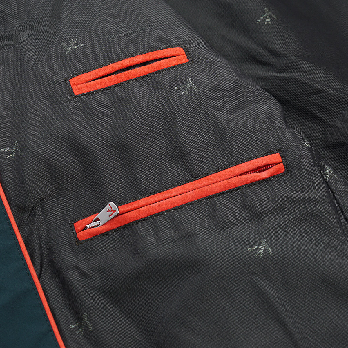 Isaia Wool-Nylon-Silk Bomber Jacket
