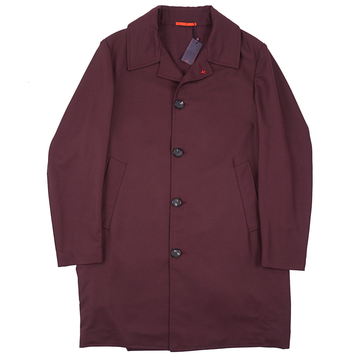 Isaia Light Wool 'San Gennaro' Coat