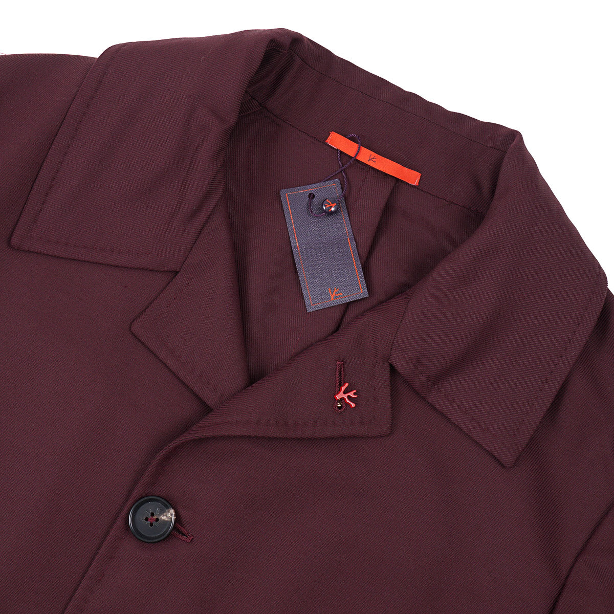 Isaia Light Wool 'San Gennaro' Coat