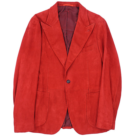 Isaia Soft Lamb Suede Leather Blazer - Top Shelf Apparel