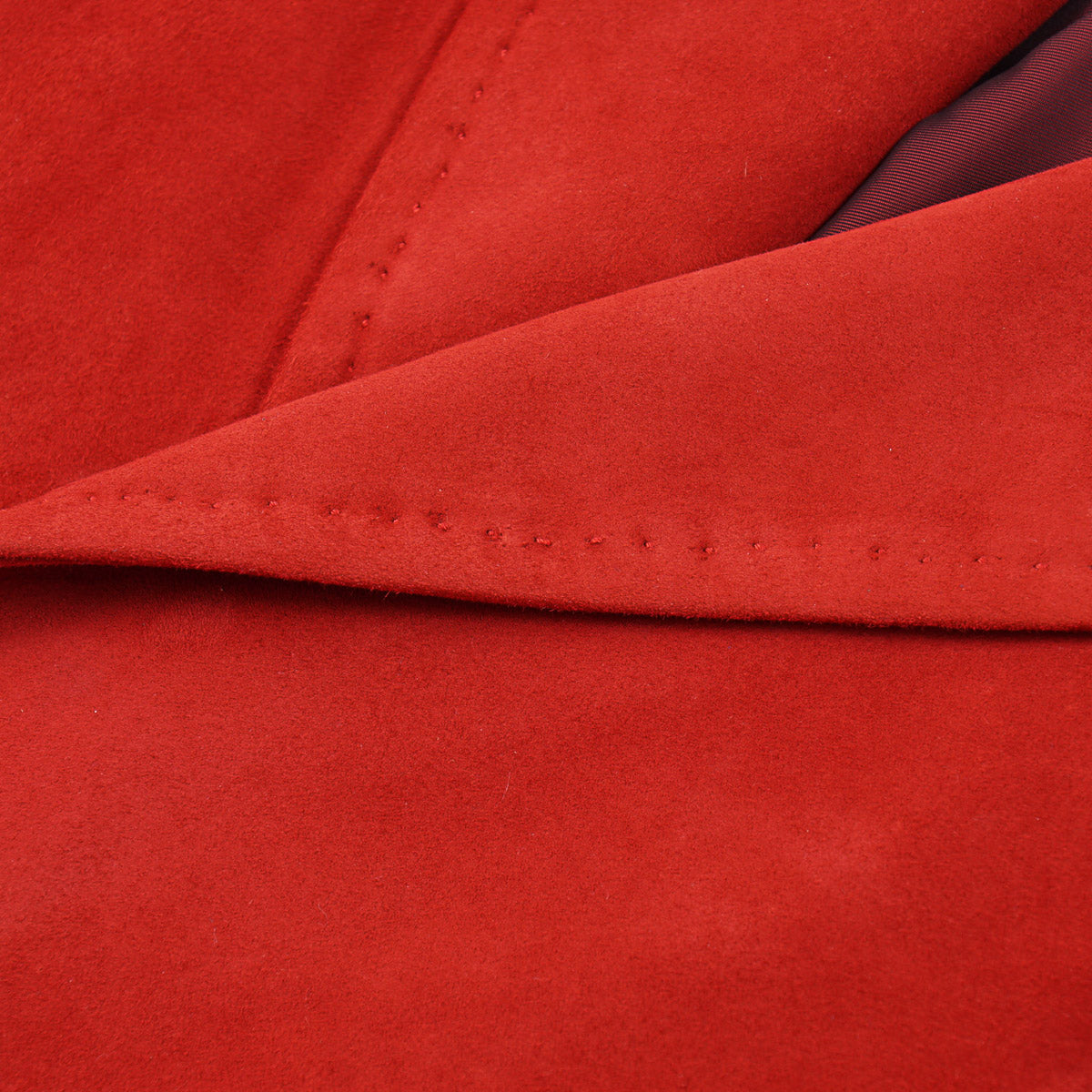 Isaia Soft Lamb Suede Leather Blazer