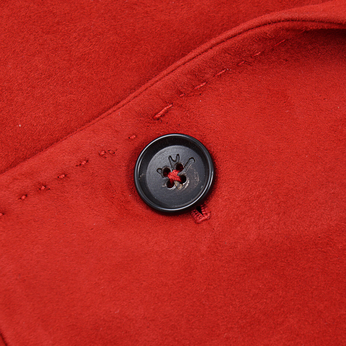 Isaia Soft Lamb Suede Leather Blazer