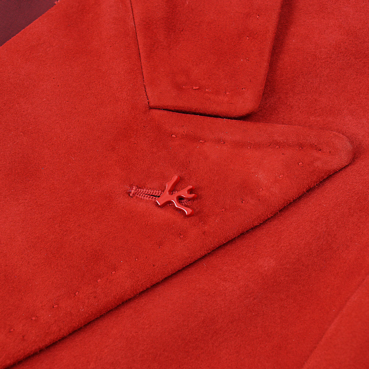 Isaia Soft Lamb Suede Leather Blazer