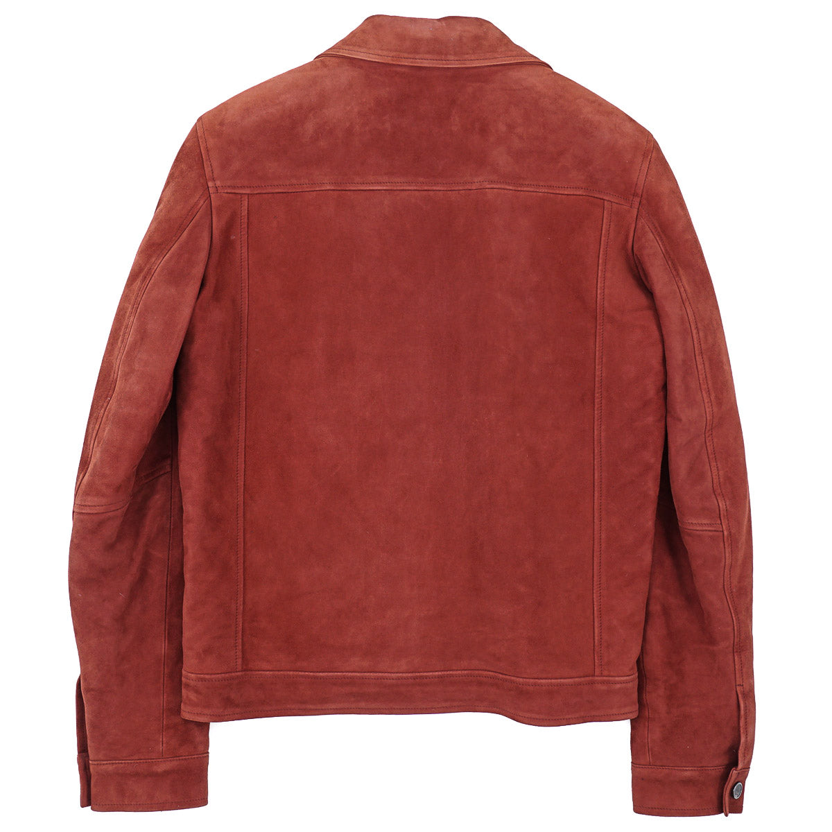 Isaia Lambskin Suede Moto Jacket