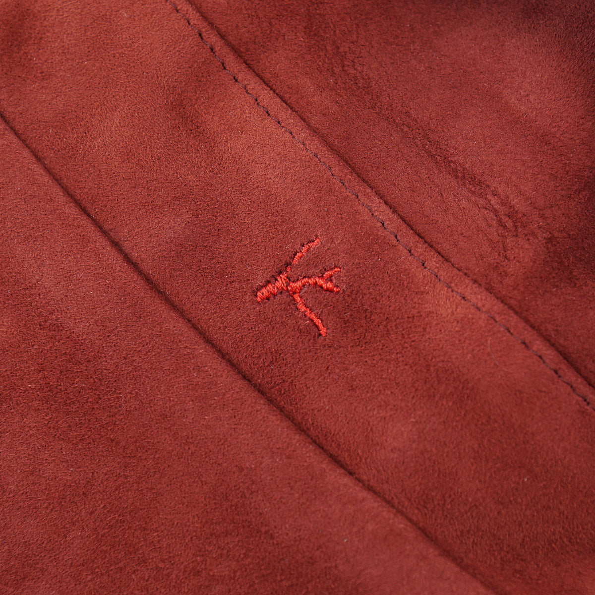 Isaia Lambskin Suede Moto Jacket