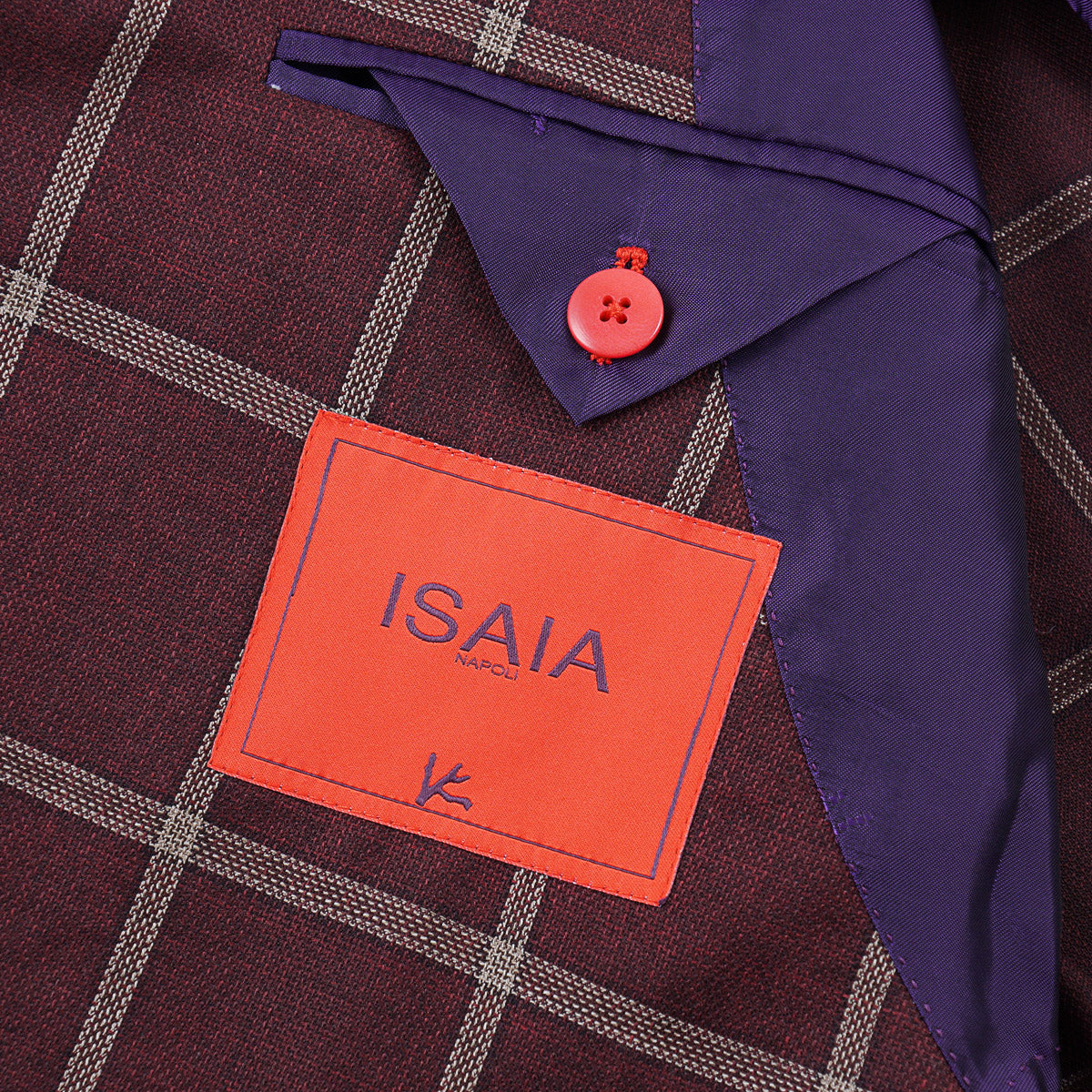 Isaia 'Capri' Woven Wool Sport Coat