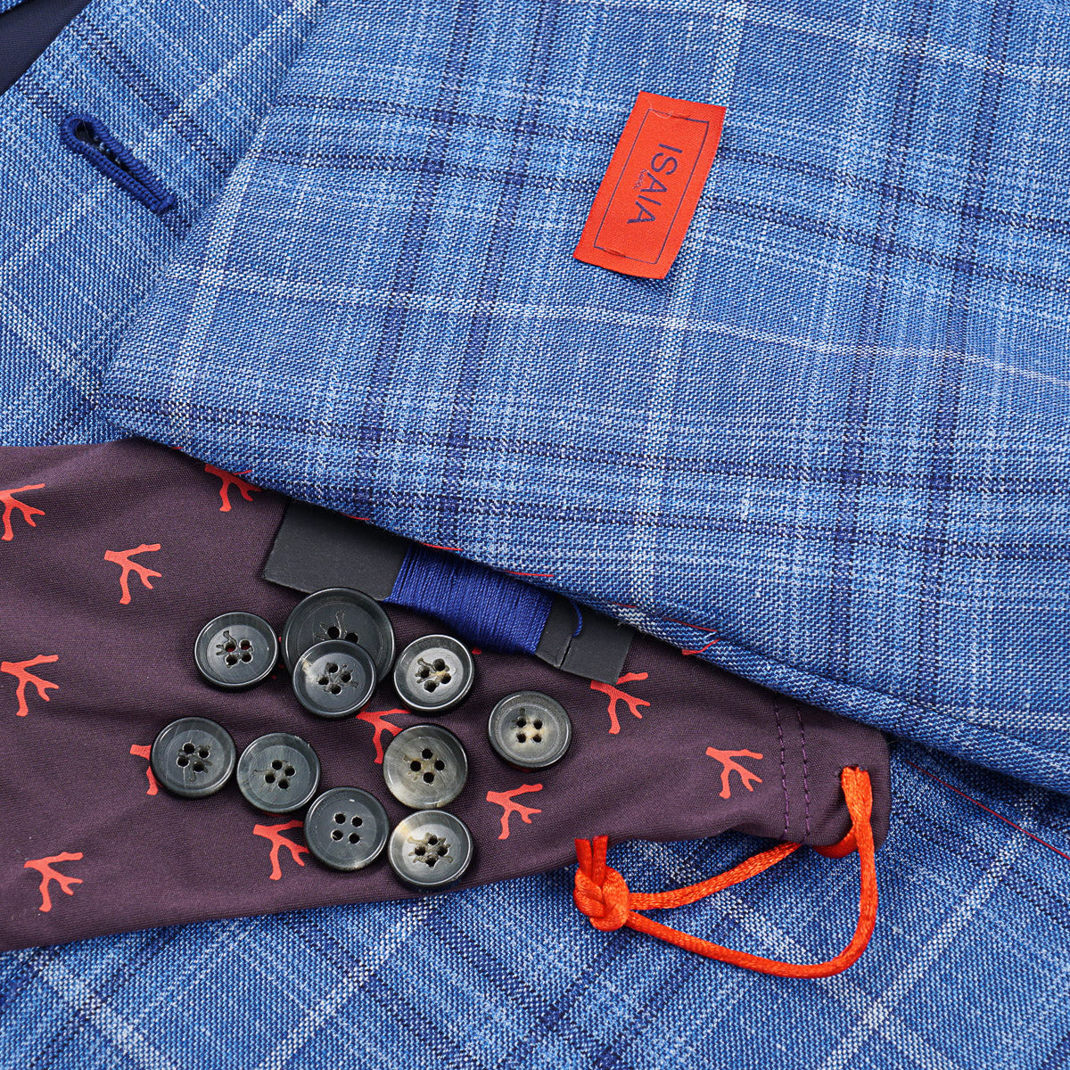 Isaia Wool-Cashmere-Silk-Linen Sport Coat