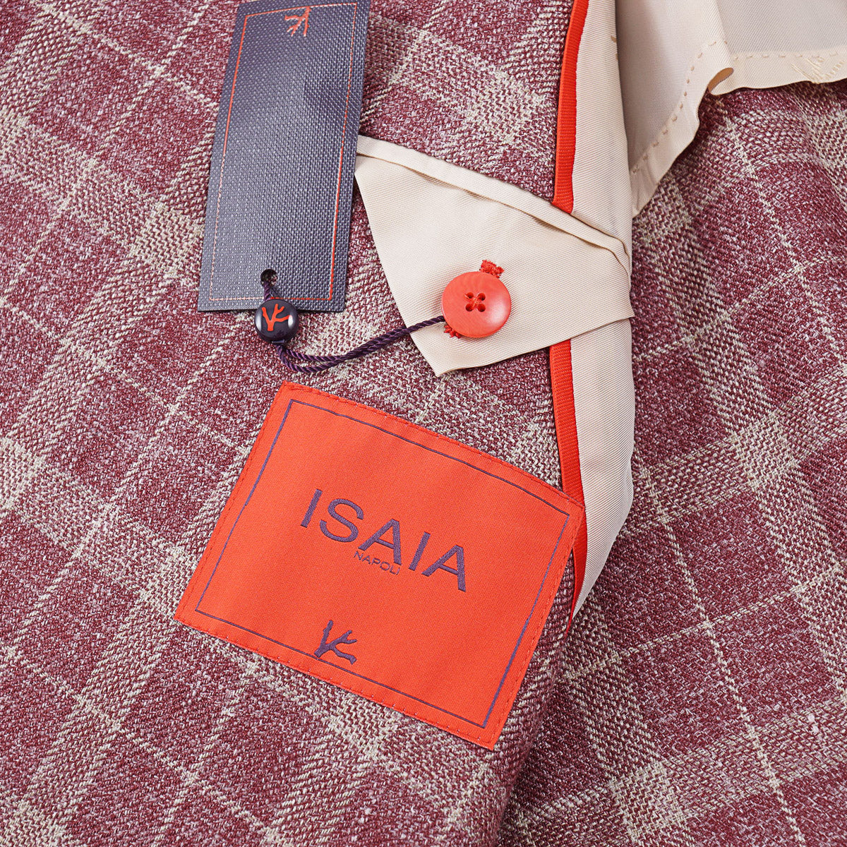 Isaia 'Capri' Wool-Silk-Linen Sport Coat