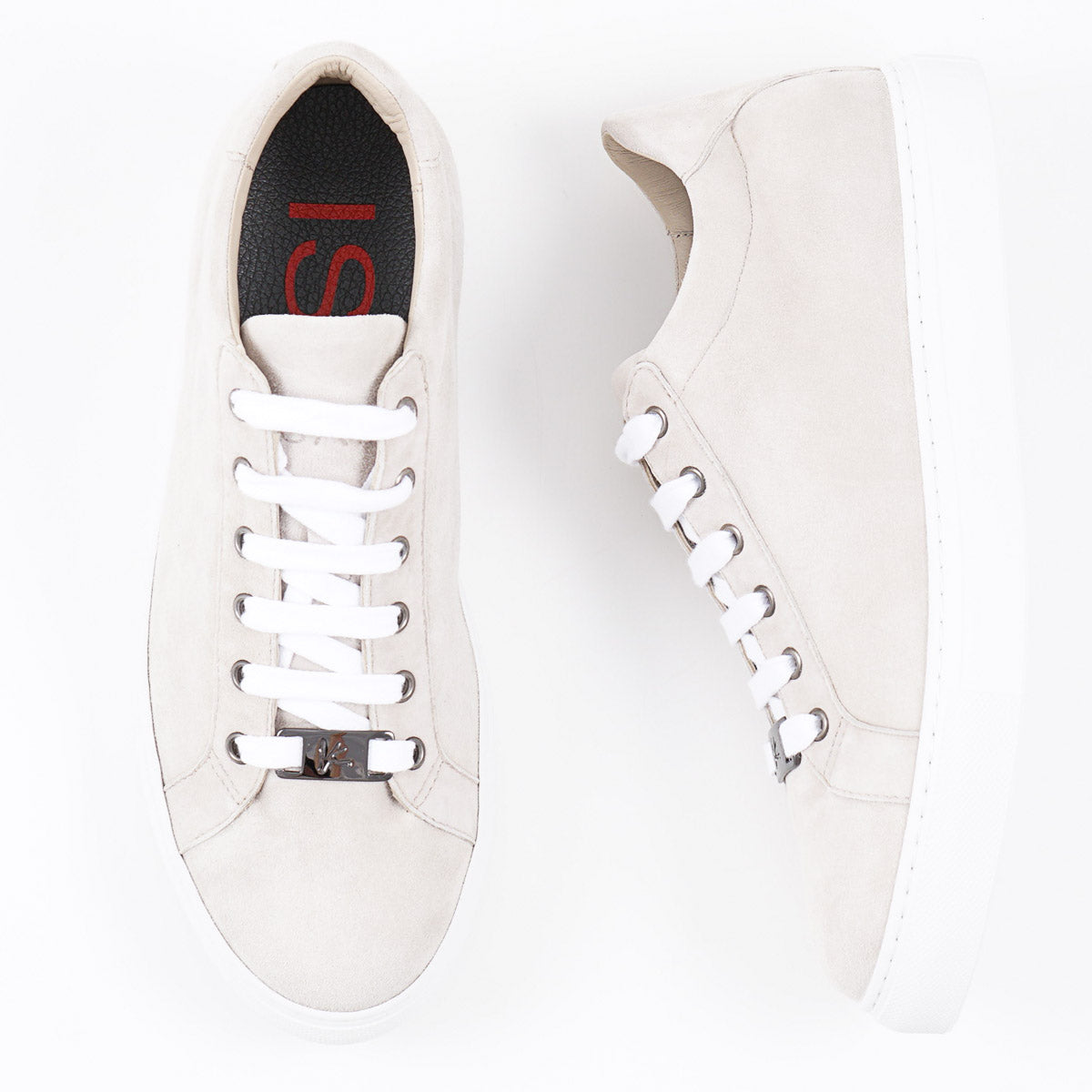 Isaia Soft Suede Low-Top Sneaker